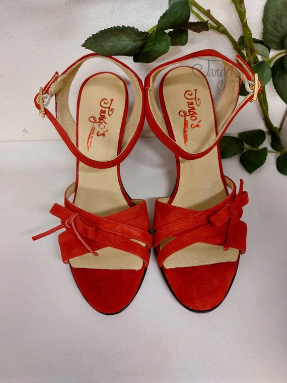 Tango s Scarpa La Cruz Red Tango Shoes Evening Ballroom Pants