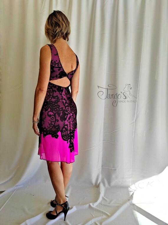 Tango's ROMINA FUCSIA DRESS アルゼンチンタンゴ ダンス服 パンツ