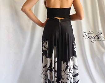 Tango's HELI floral pattern skirt under Evening dance tango dress Pants skirts suits tops and shirts Evening & Tango shoes
