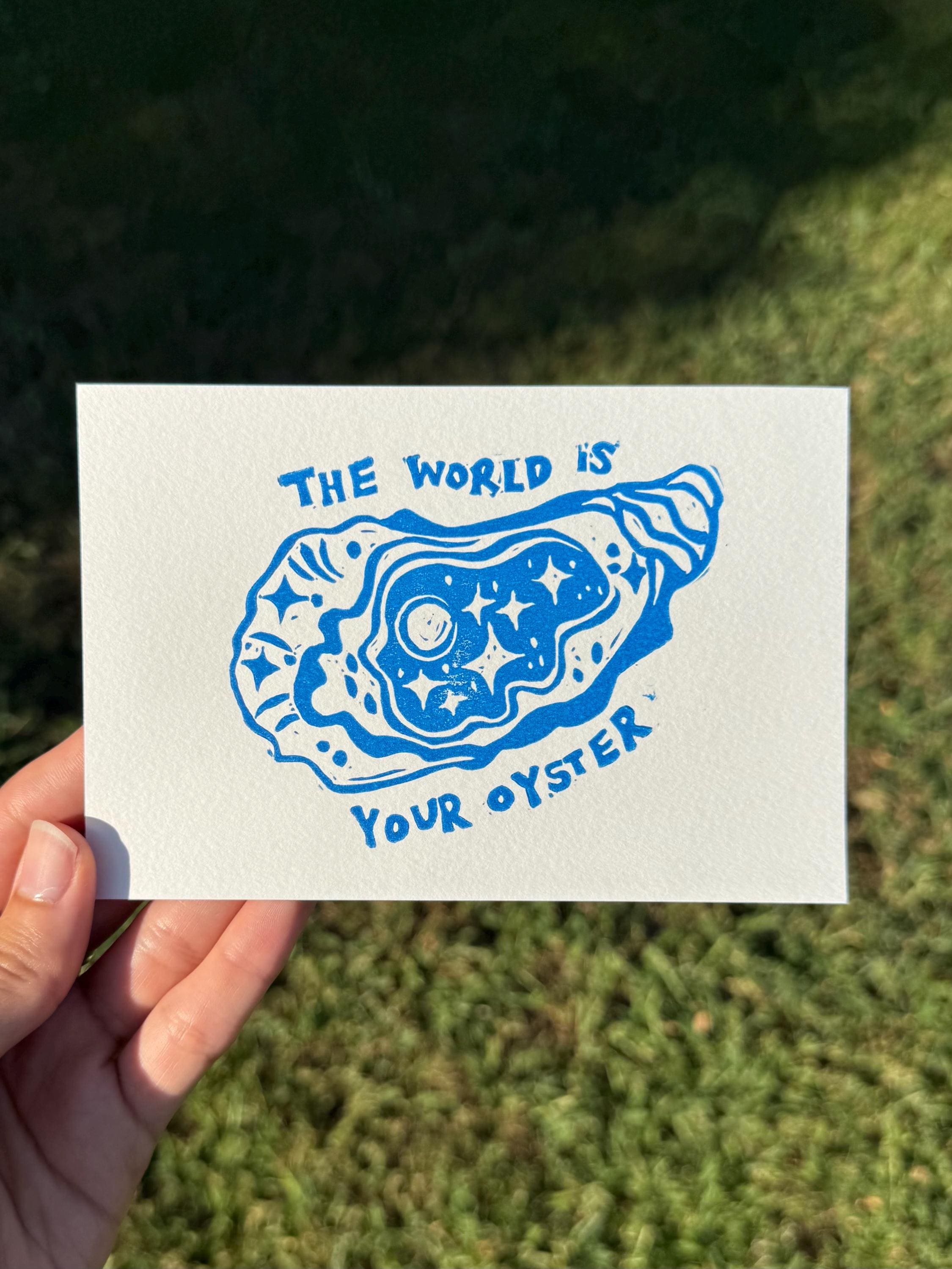 World is Your Oyster - Etsy