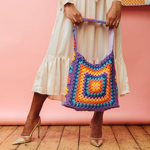 Granny Square Shopping Bag