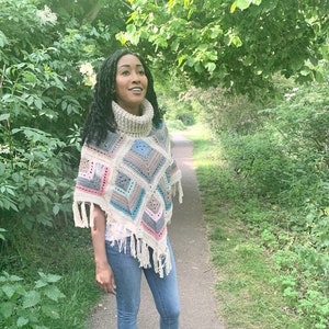 Winter Diamond Poncho
