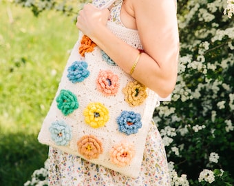 Wallflower Tote bag pattern