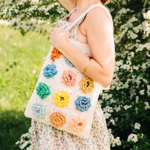 Wallflower Tote bag pattern