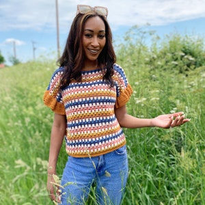 Crochet Frill T-shirt Pattern