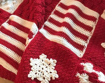 Time to Rejoice Christmas Crochet Blanket