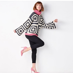 Monchrome Sweater Crochet