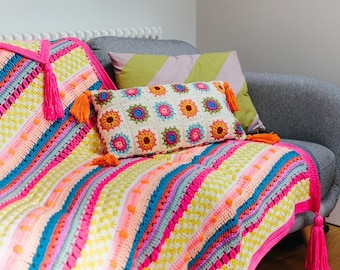 Disco Blanket and Cushion Pattern