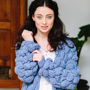 Head In the Clouds Crochet Bomber Jacket Pattern