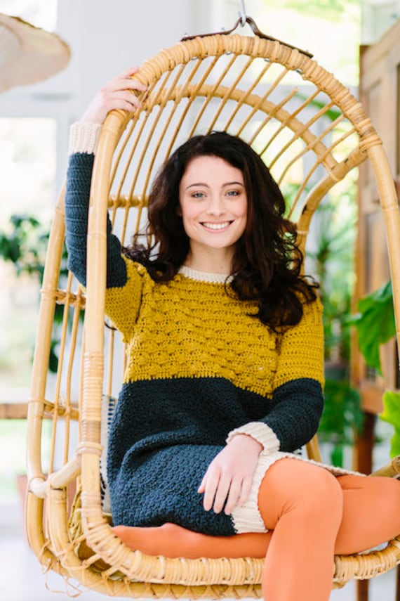 crochet jumper dress