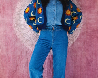 Sun and Moon Cosmic Cardigan