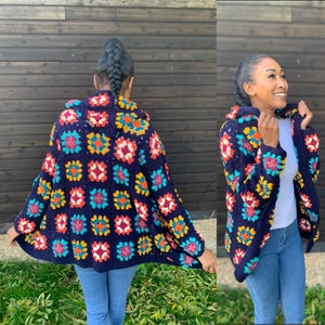 Chill out Granny Square Hooded Jacket Pattern