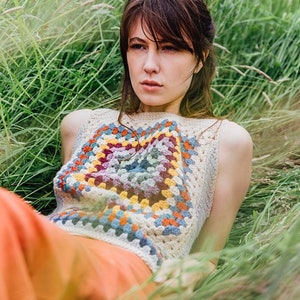 Shades of Autumn Crochet top Pattern