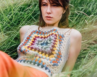 Shades of Autumn Crochet top Pattern