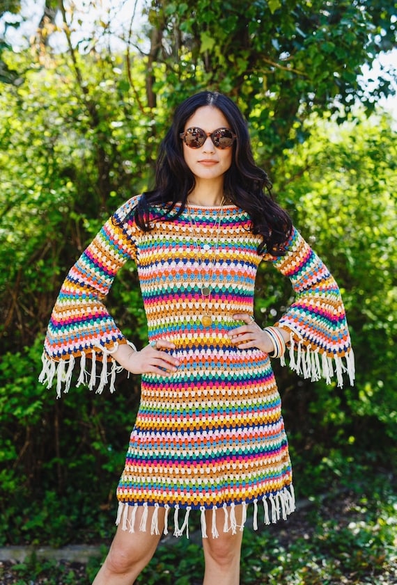 Good Vibrations Crochet Dress Pattern Etsy