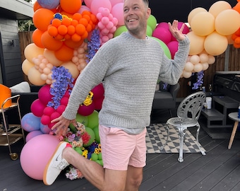 Daves Jumper Modello maglione da uomo all'uncinetto