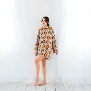 Lotus Flower granny Square tunic/dress image 4