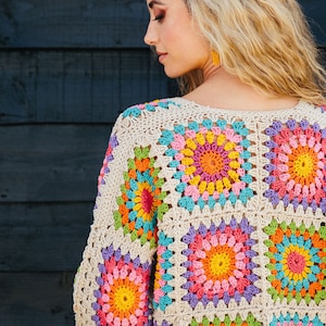 Mandala Granny square Cardigan image 3