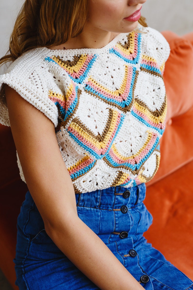 Nurture Crochet Tshirt Pattern zdjęcie 3