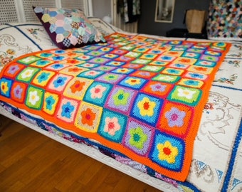 Crochet flower Collab Blanket