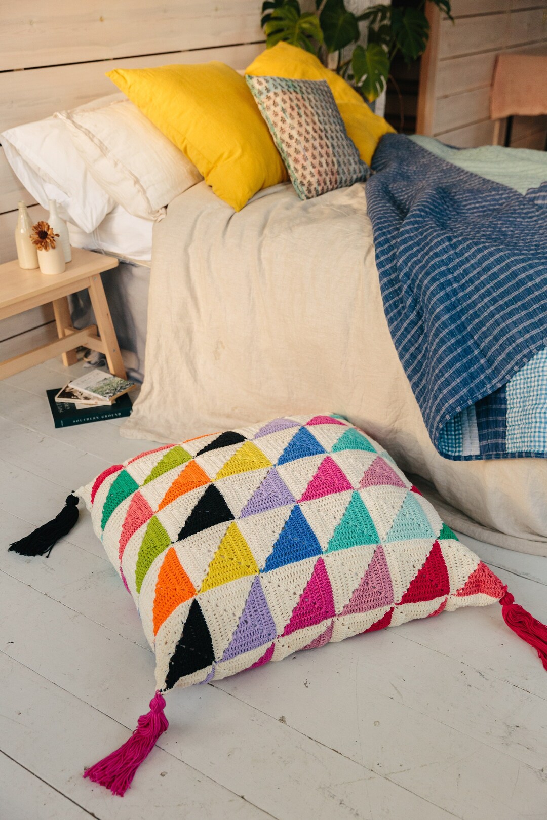 Patterns Cushion Rug Chill Right Out Floor Cushion Pattern - Etsy