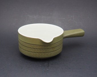 Vintage Retro Cake Plate Dark Green Mid Century Herringbone Denby Camelot Bread /& Butter Plate Langley Made in England Dessert Plate
