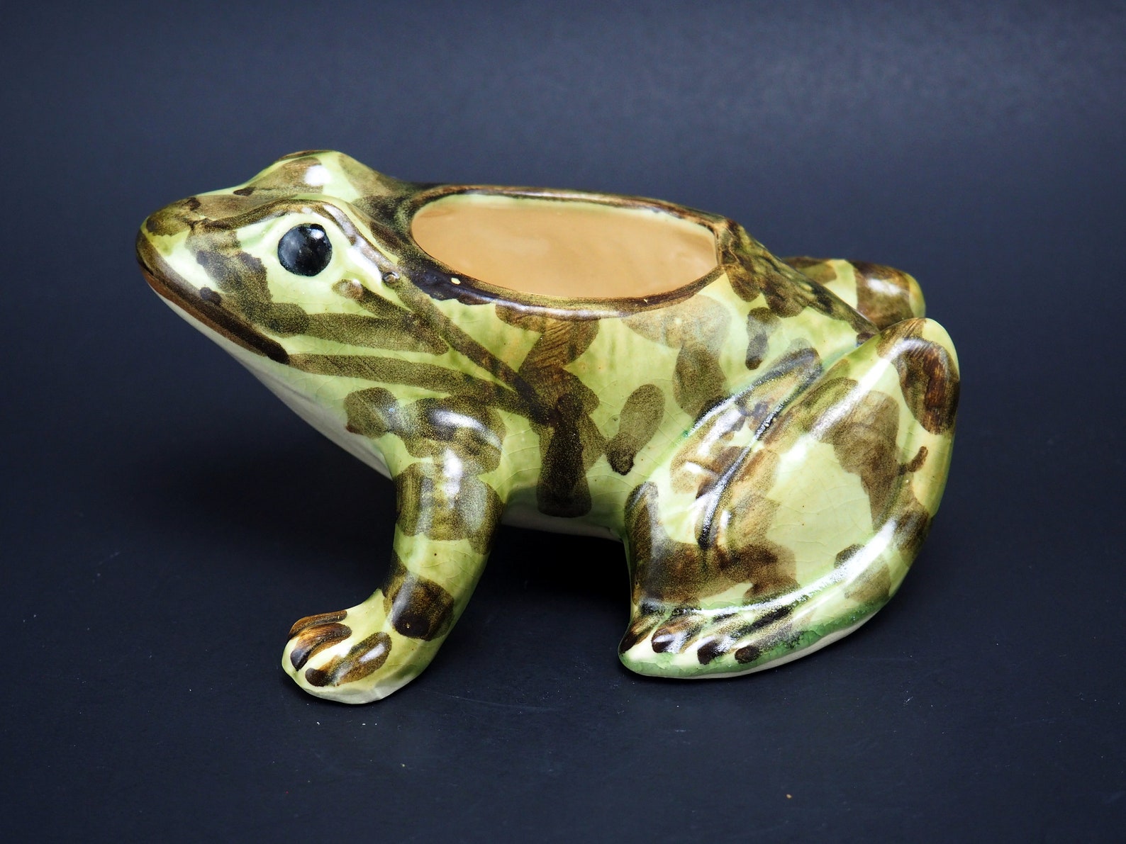 McCoy Frog Planter 2.5H x 5W x 5.5L | Etsy
