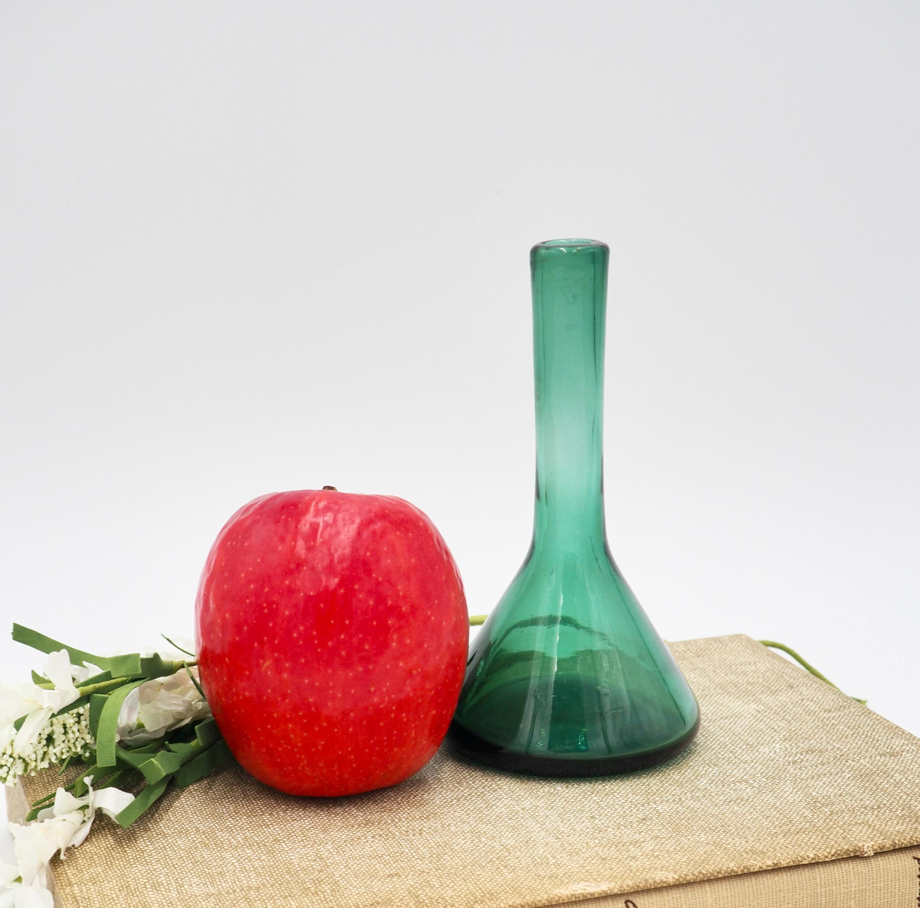 Vintage Blenko Art Glass Bud Vase: 1950s Juniper Green Mini - Etsy