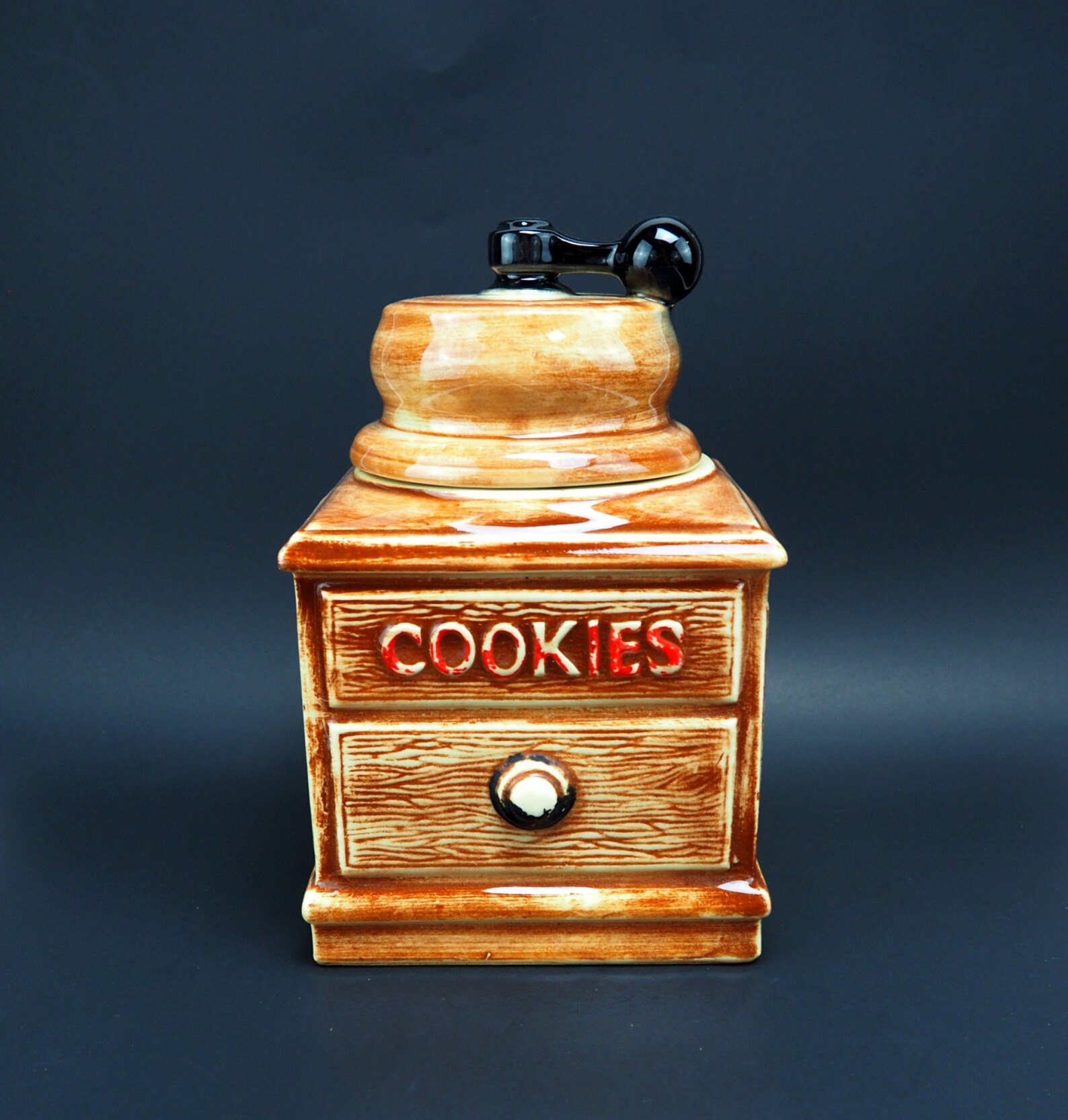 McCoy Coffee Grinder Cookie Jar 6Lx6Wx10H Etsy