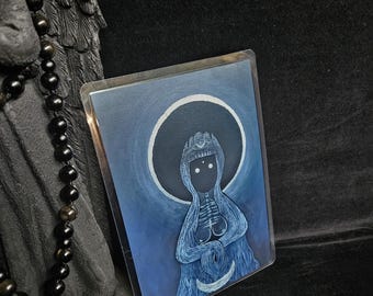 Binah Kabbalah Prayer Card 4x6 – Sephira of Understanding Devotional Art