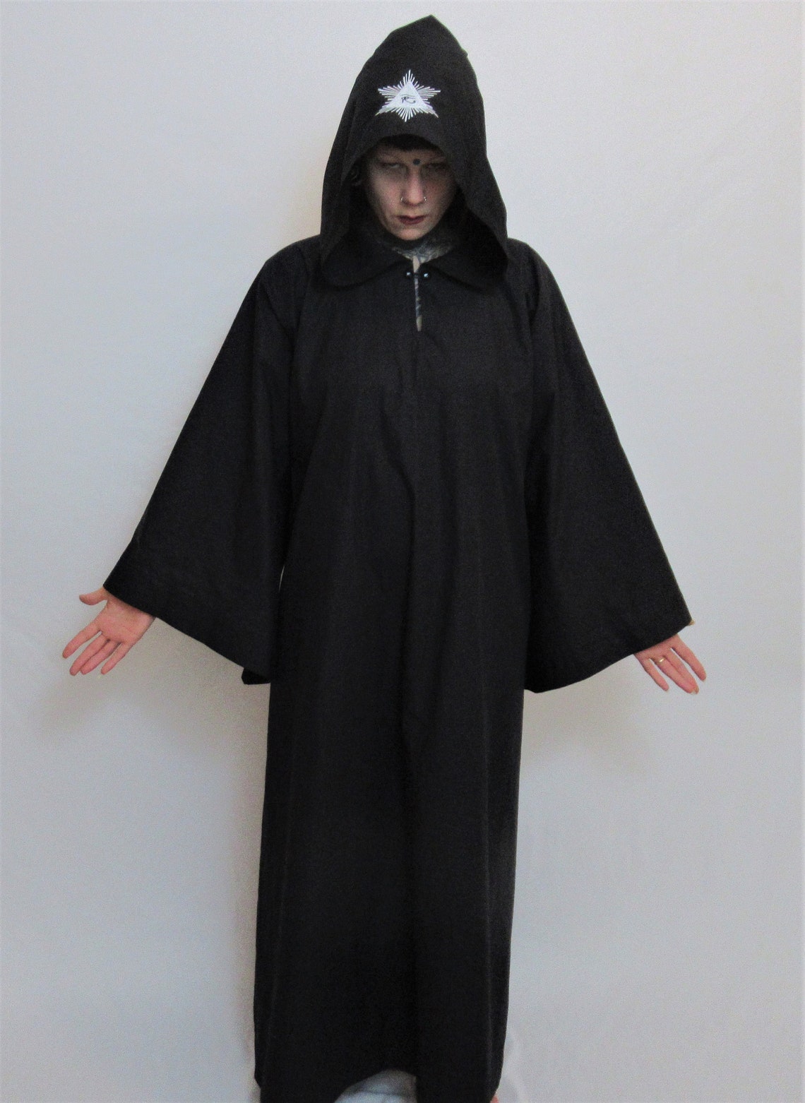Ceremonial TAU Robe With HOOD OTO Golden Dawn Magick Thelema Etsy Ireland