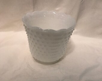 Anchor Hocking Milk Glass Planter