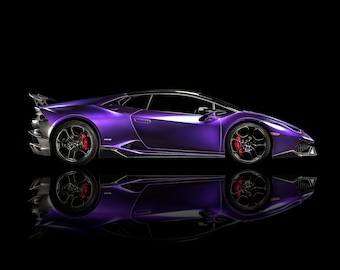 Buy Purple Lamborghini Online In India - Etsy India