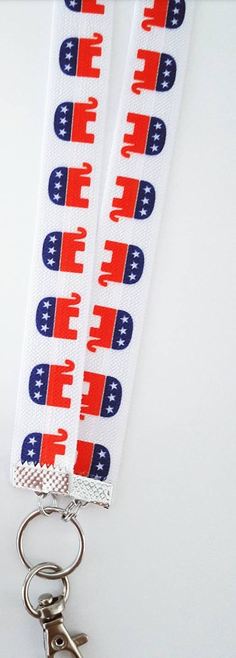 elastic lanyard lanyard for keys lanyard political lanyard necklace lanyard badge id holder republican lanyard stretch lanyard