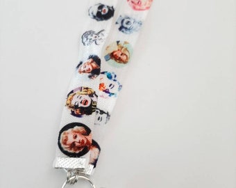 Marilyn monroe lanyard | badge id holder | necklace lanyard | elastic lanyard | stretchy lanyard | lanyard for keys | strong necklace