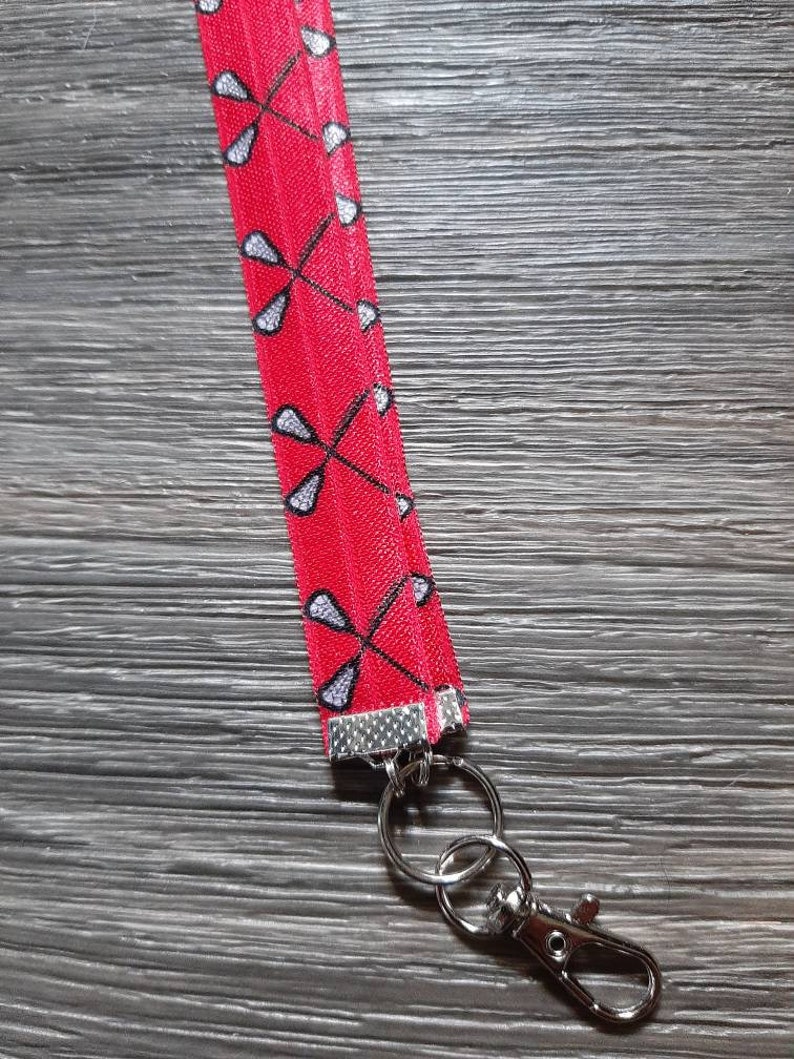 Lanyard lacrosse lanyard badge id holder necklace Etsy