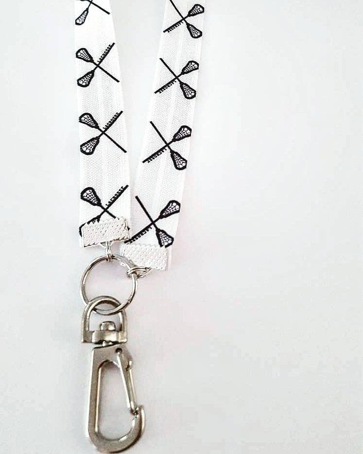 Lanyard Lacrosse Lanyard Badge Id Holder Necklace Etsy