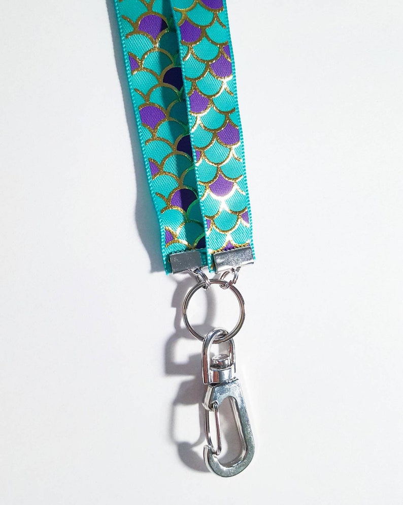 Satin ribbon lanyard badge id holder necklace lanyard Etsy