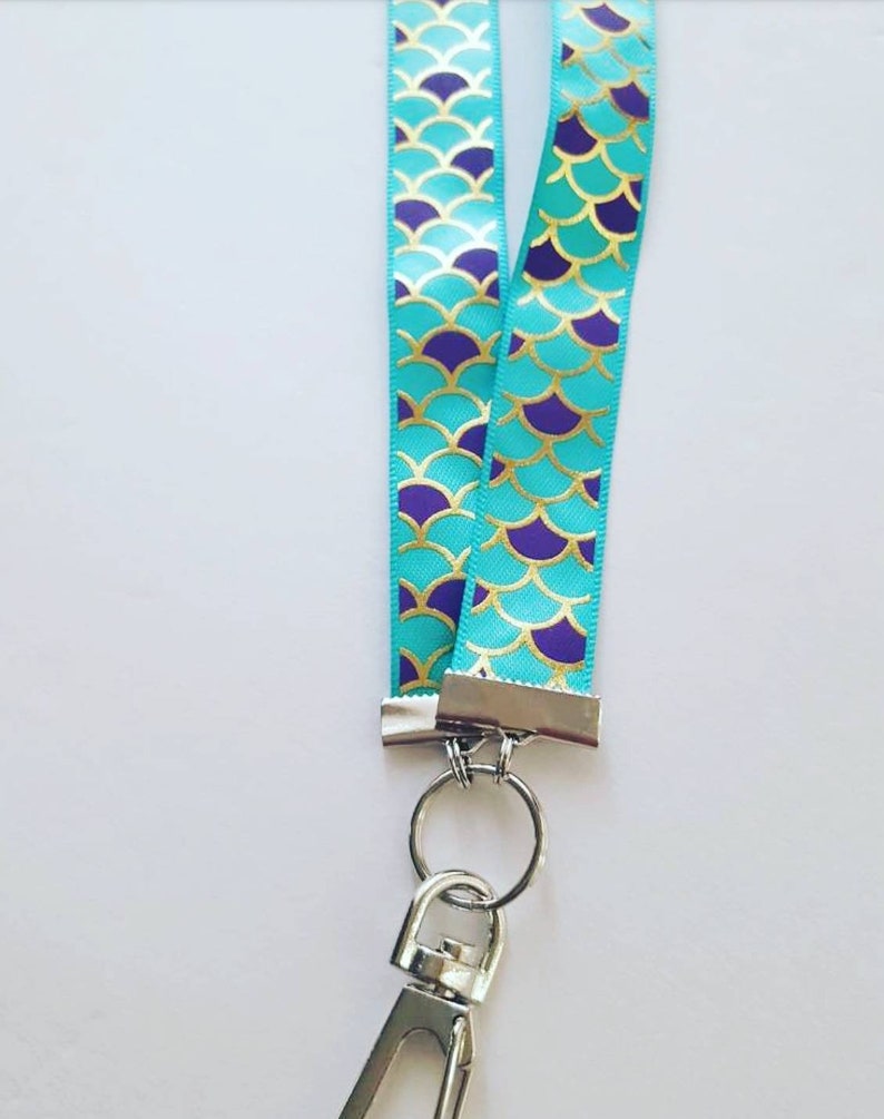 Satin ribbon lanyard badge id holder necklace lanyard Etsy