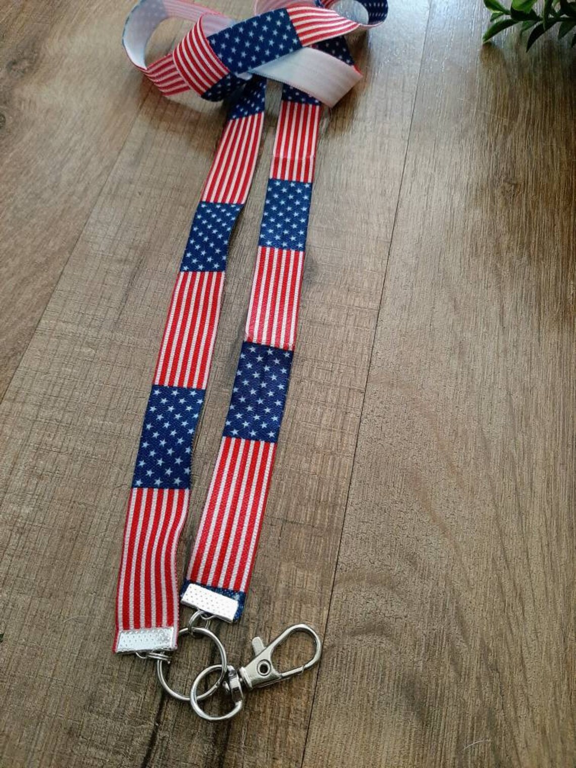 Lanyard flag lanyard badge id holder elastic lanyard Etsy