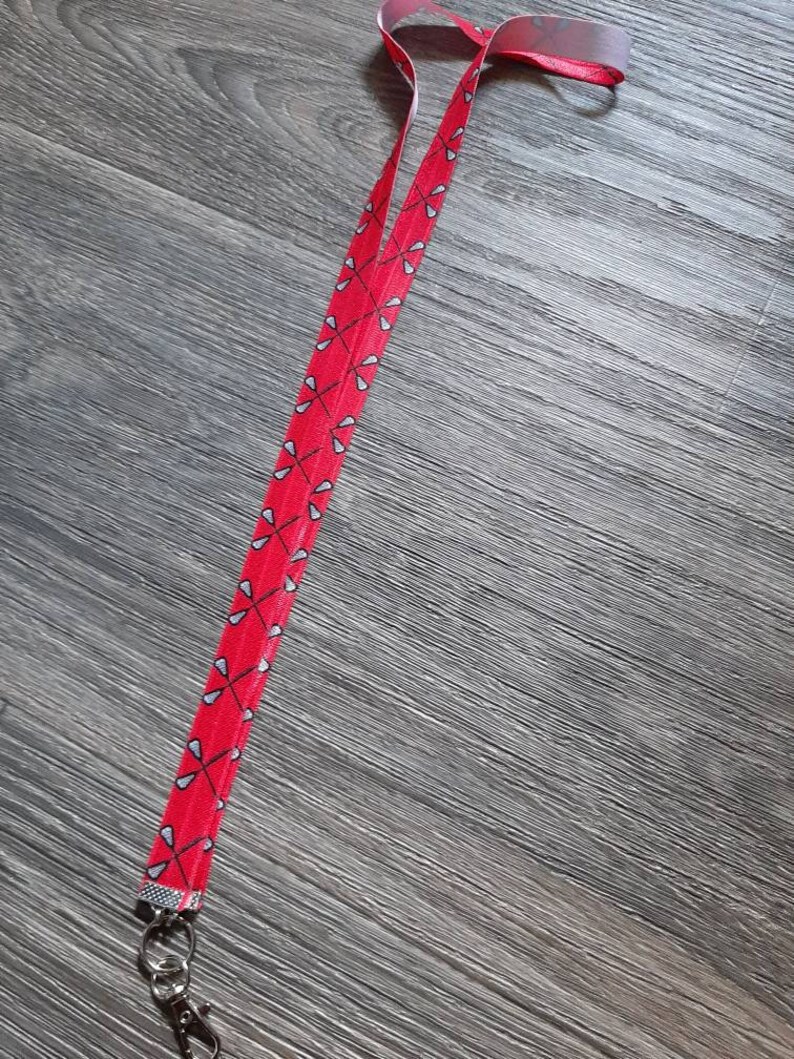 Lanyard lacrosse lanyard badge id holder necklace Etsy