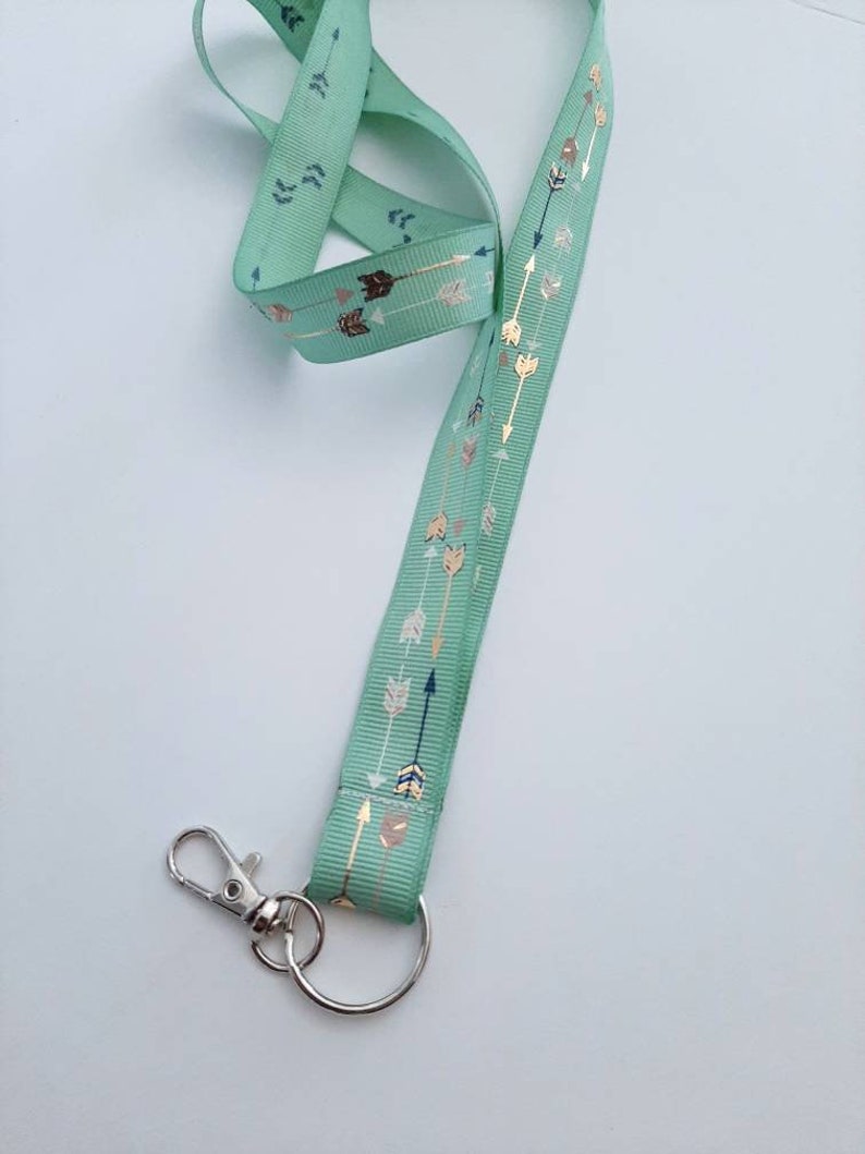 Lanyard Arrow Lanyard Badge Id Holder Necklace Lanyard Etsy