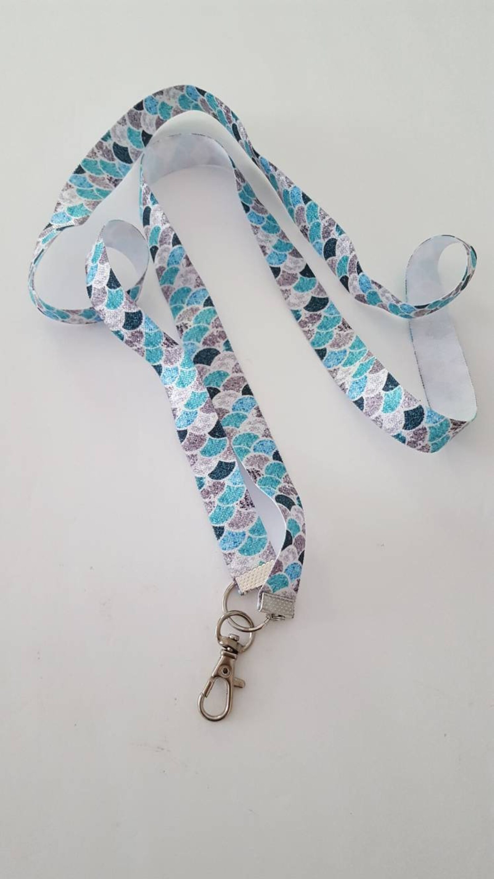 Stretch Lanyard Badge Id Holder Necklace Lanyard Strong Etsy