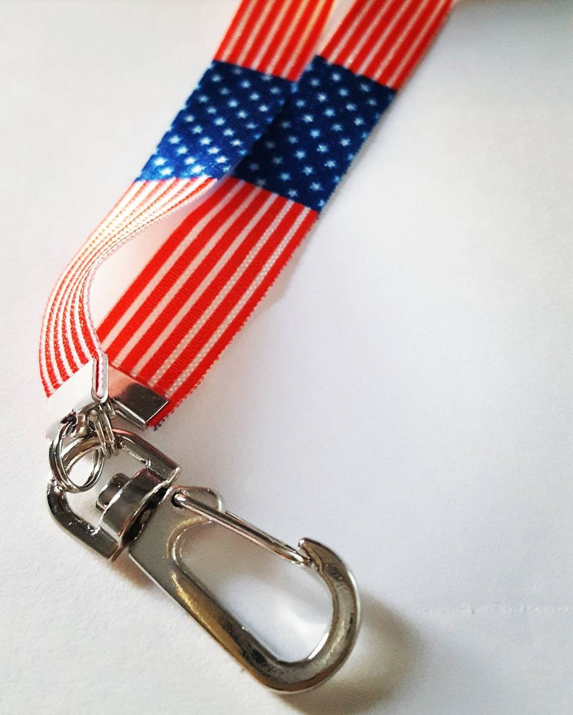 Lanyard flag lanyard badge id holder elastic lanyard Etsy