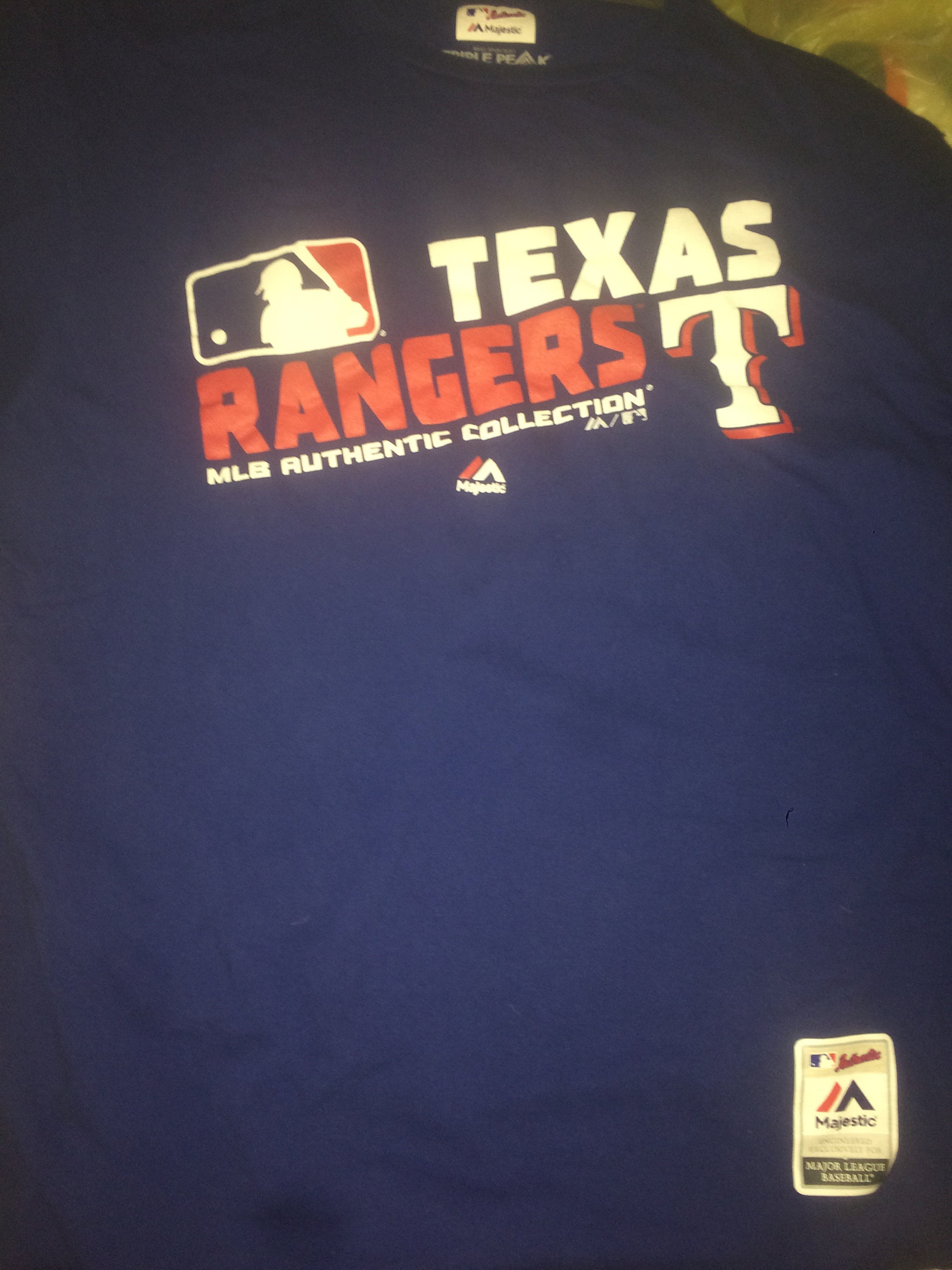 Majestic, Shirts, Texas Rangers Jersey
