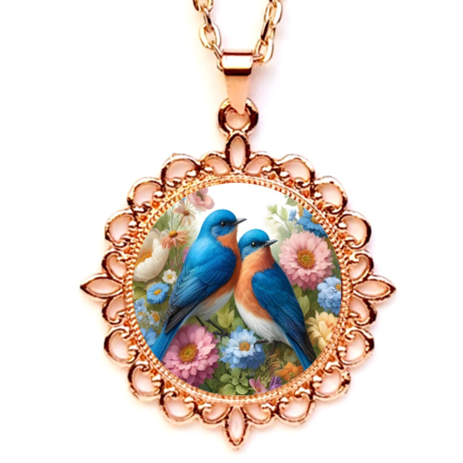 Bluebird of Happiness Necklaces - Etsy