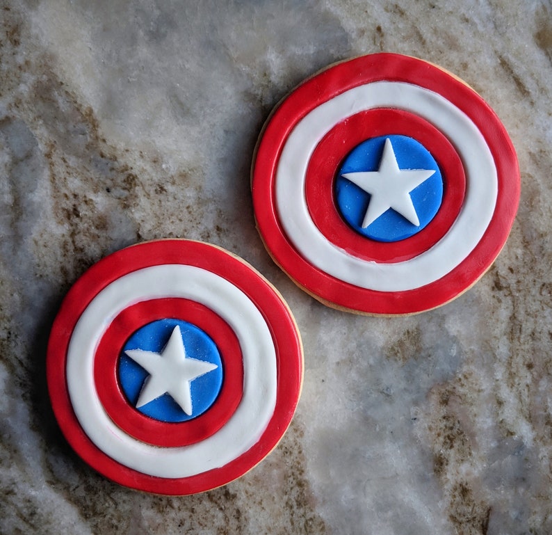 Marvel Avengers Custom Sugar Cookies Hulk Spiderman Captain | Etsy