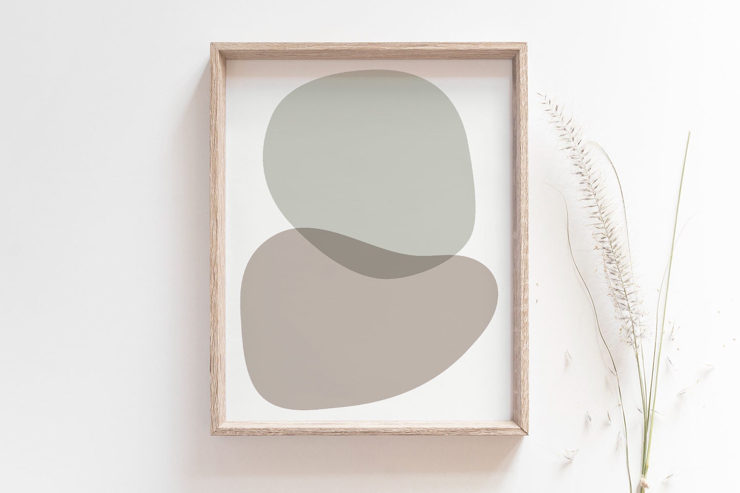 Calming Wall Art Minimal Art Print Calm Print Muted Colour Etsy