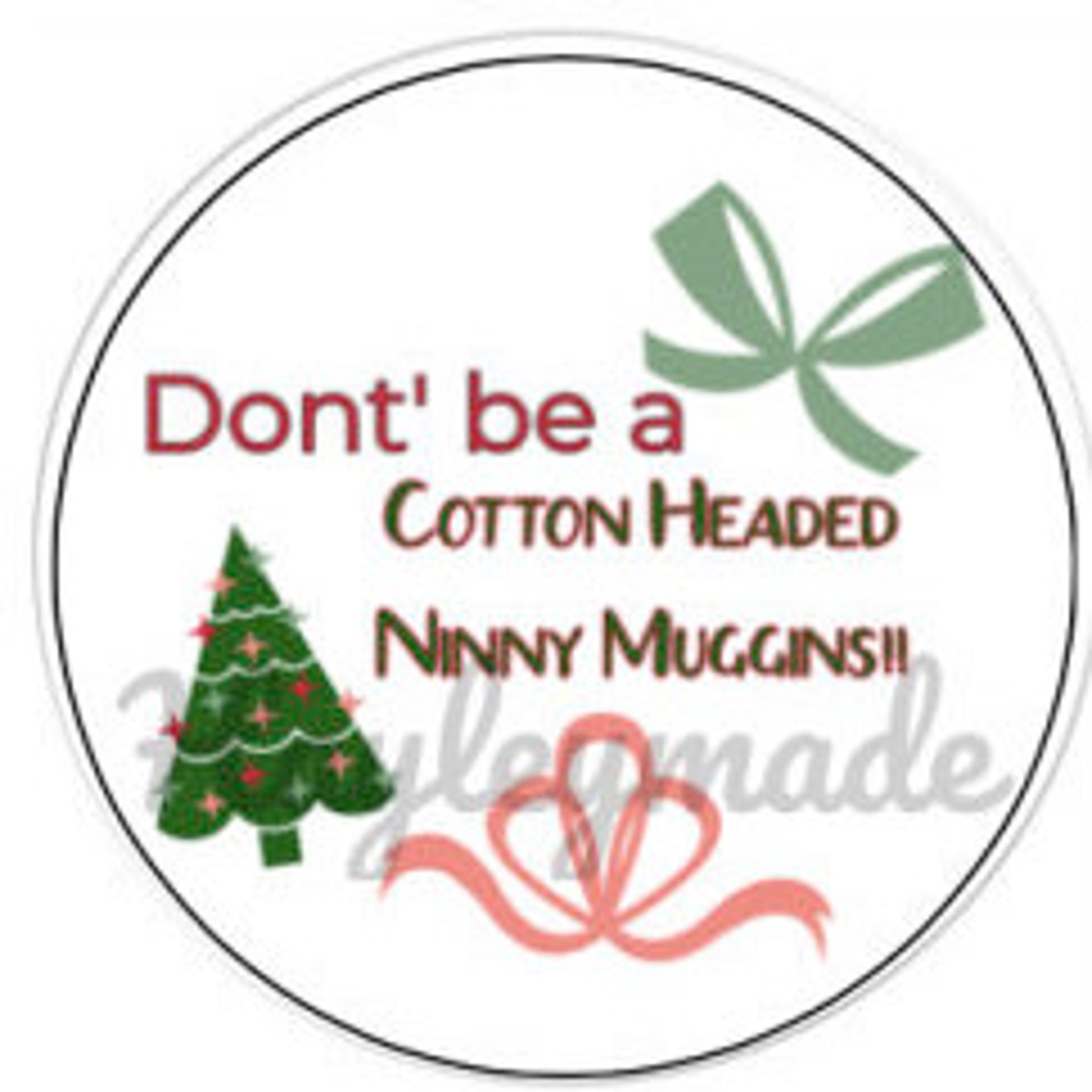Large Christmas Elf Movie Quote Stickers 6cm Round Mix Pack | Etsy