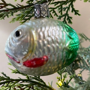 Inge-Glas Nostalgic Blowfish German Glass Ornament